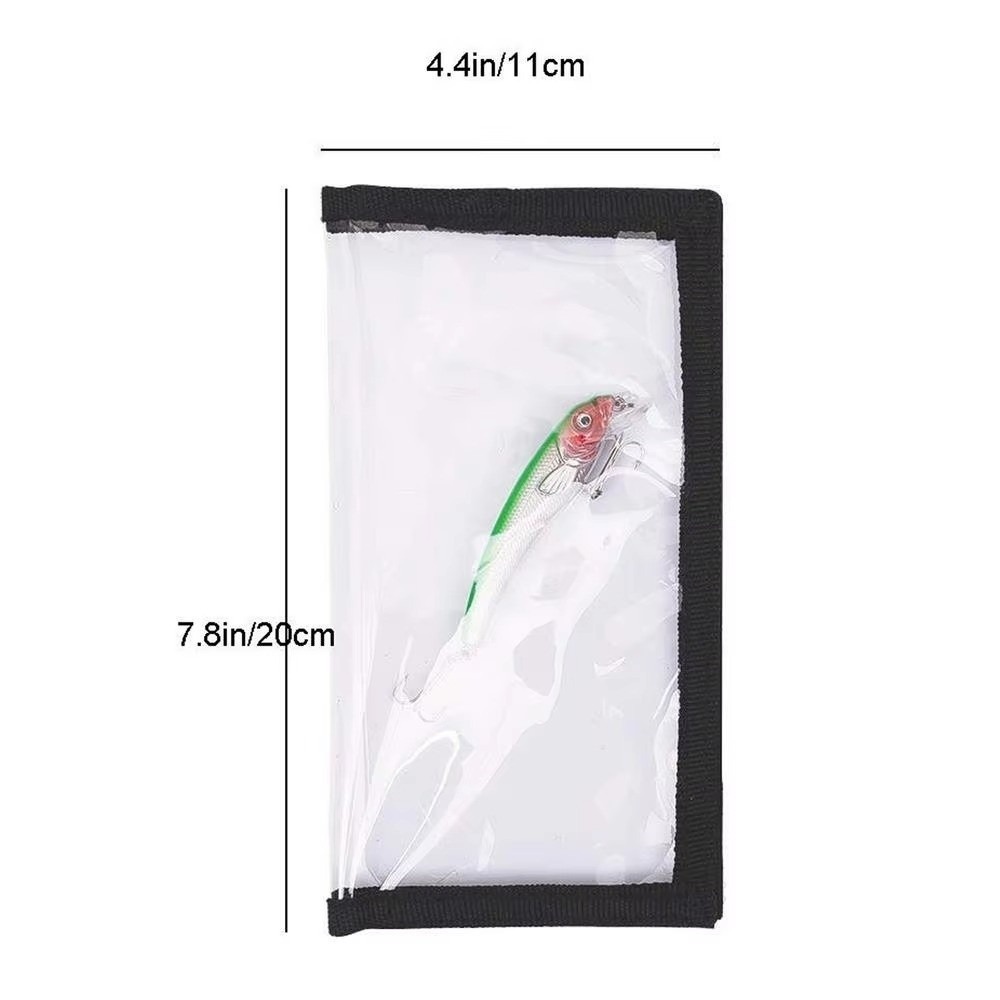 Fishing Rod Wrap Tape - PVC Fishing Lure Cover Storage Pouch