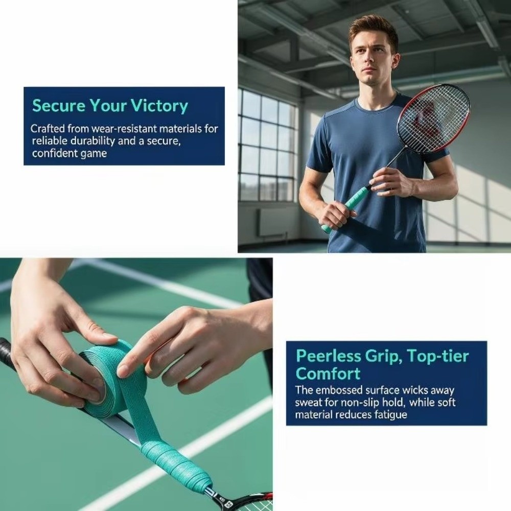 Sweat-Absorbent Badminton Hand - Fishing Rod Wrap Tape recension och pris