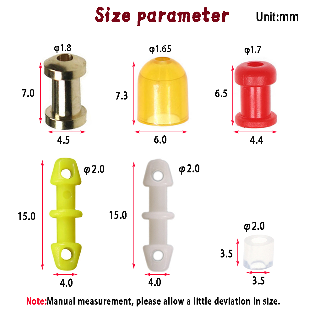 LIONRIVER 500pcs Plastic Coppe - Fishing Equipment Parts recension och pris