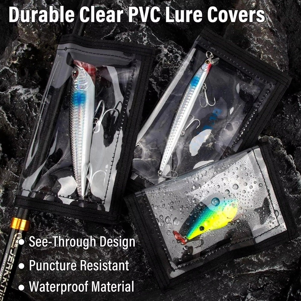 PVC Fishing Lure Cover Storage - Fishing Rod Wrap Tape recension och pris