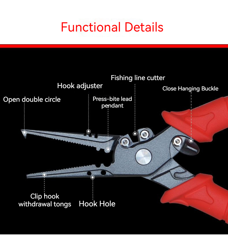 High-Precision Luya Pliers Mul - Fishing Equipment Parts recension och pris