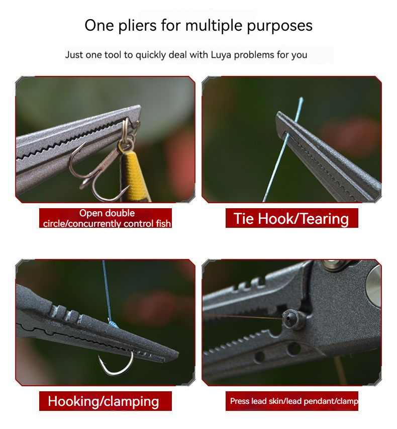 High-Precision Luya Pliers Mul - Fishing Equipment Parts recension och pris