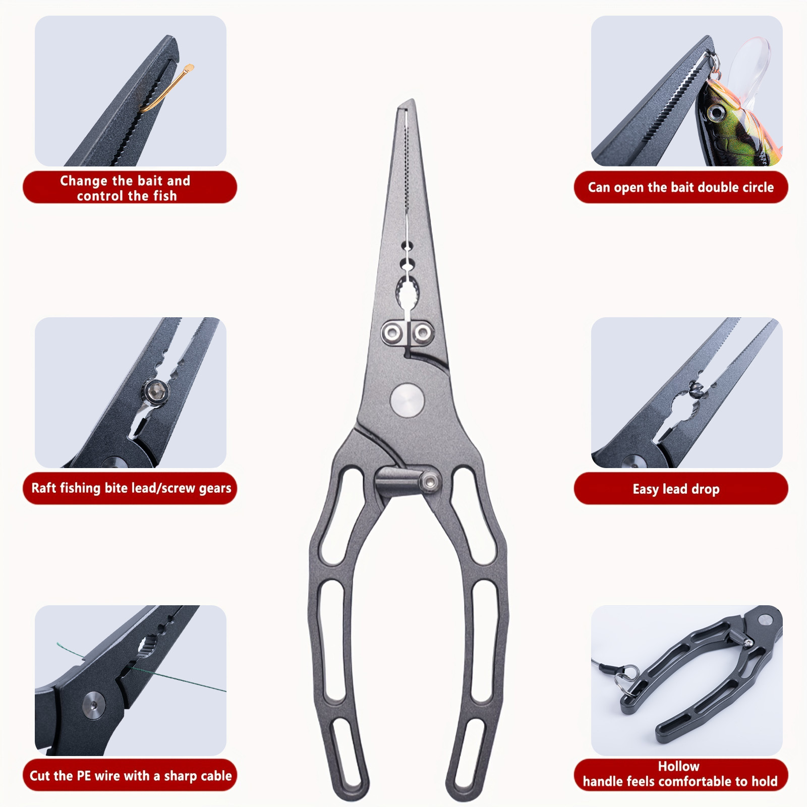 Fishing Pliers and Fish Grippe - Fishing Equipment Parts recension och pris